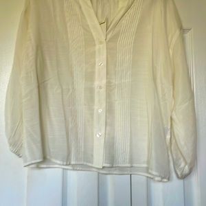 Banana Republic dress shirt.  Candlelight color.  New never worn with tags